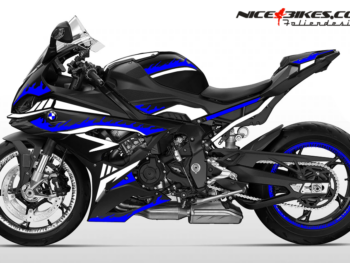 Foliendesign BMW S1000RR (Bj. 2023-24) Inferno Racing Blue