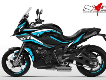 Motorrad Foliendesigns und Dekore - Shop - B.S1XR.22.053 Light Blue Foliendesign BMW S1000XR 2022-23 Light Blue