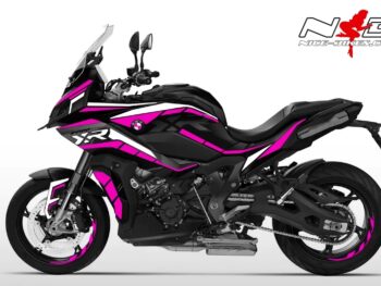 Motorrad Foliendesigns und Dekore - Shop - B.S1XR.22.077 Pretty Pink Foliendesign BMW S1000XR 2022-23 Pretty Pink