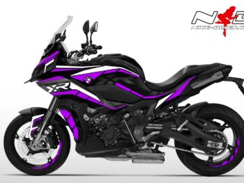 Motorrad Foliendesigns und Dekore - Shop - B.S1XR.22.080 Manga Violett Foliendesign BMW S1000XR 2022-23 Manga Violett