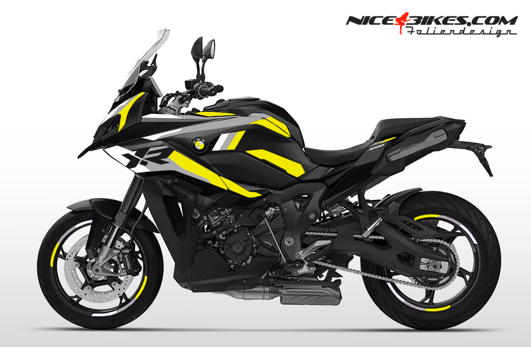 Motorrad Foliendesigns und Dekore - BMW S1000XR Hornet Yellow - B.S1XR.26.021 Hornet Yellow BMW S1000XR Hornet Yellow