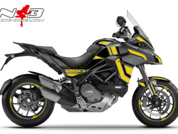 Motorrad Foliendesigns und Dekore - Shop - D.1260.G20.021 HORNET YELLOW Foliendesign DUCATI Multistrada 1260S Hornet Yellow