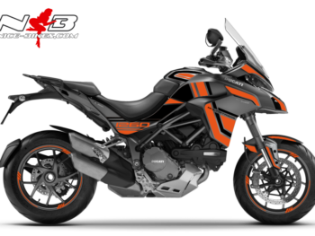 Motorrad Foliendesigns und Dekore - Shop - D.1260.G20.034 EVIL ORANGE Foliendesign DUCATI Multistrada 1260S Evil Orange