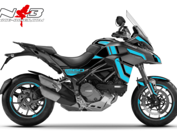 Motorrad Foliendesigns und Dekore - Shop - D.1260.G20.053 LIGHT BLUE Foliendesign DUCATI Multistrada 1260S Light Blue