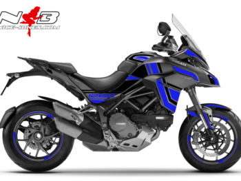 Motorrad Foliendesigns und Dekore - Shop - D.1260.G20.057 RACING BLUE Foliendesign DUCATI Multistrada 1260S Racing Blue