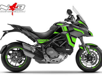 Motorrad Foliendesigns und Dekore - Shop - D.1260.G20.064 LIMEGREEN Foliendesign DUCATI Multistrada 1260S Lime Green