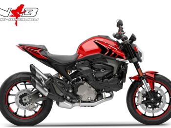 Foliendesign DUCATI  Monster ab Bj. 2021 Magic Black