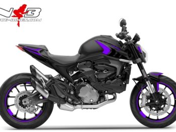 Foliendesign DUCATI  Monster ab Bj. 2021 Manga Violett