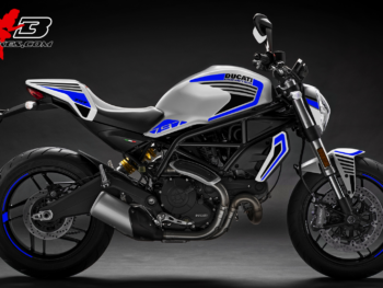 Foliendesign DUCATI  Monster 797 Bj. 2020 Racing Blue