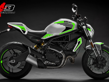 Foliendesign DUCATI  Monster 797 Bj. 2020 Lime Green