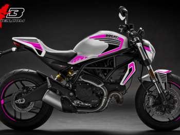 Foliendesign DUCATI  Monster 797 Bj. 2020 Pretty Pink