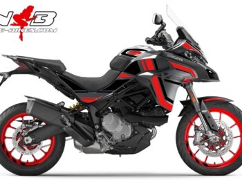 Foliendesign Multistrada V4 Racing Red 2022