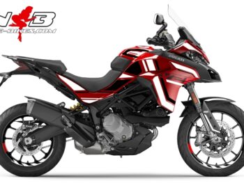 Foliendesign Multistrada V4 Racing White 2022