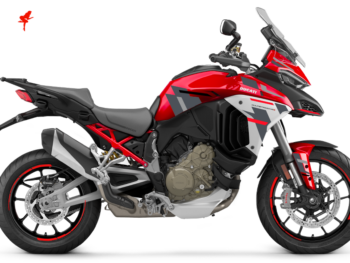 Foliendesign Multistrada R V4 2023 Racing Red