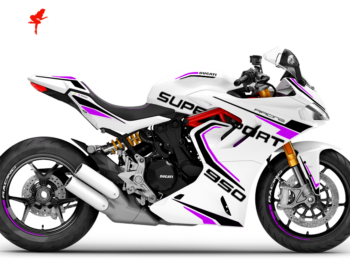 Foliendesign Ducati Supersport 950 2023-24 Manga Violett