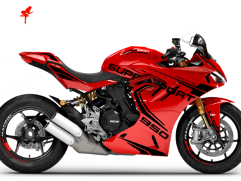 Foliendesign Ducati Supersport 950 2023-24 Magic Black