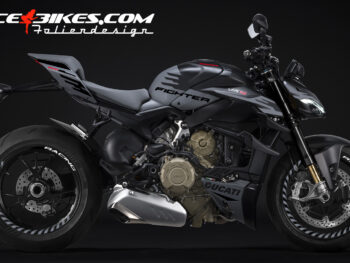 Foliendesign Ducati Streetfighter V4 Magic Black matt 2023-24