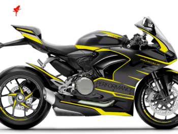 Foliendesign Ducati Panigale V2 2024 Hornet Yellow