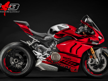 Motorrad Foliendesigns und Dekore - Shop - D.V4R.20.070 Magic Black Foliendesign DUCATI Panigale V4R Bj. 2020 Magic Black