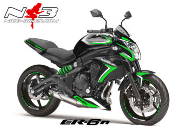 ER-6N Dekor limegreen auf schwarzer Maschine