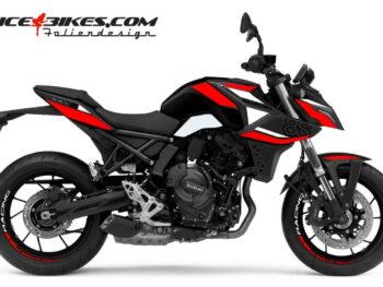 Motorrad Foliendesigns und Dekore - Shop - GSX8 rot Foliendesign Suzuki GSX-8S 23 Racing Red