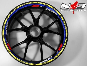 RACE Style Suzuki GSXR 1000  blaumetallic neongelb