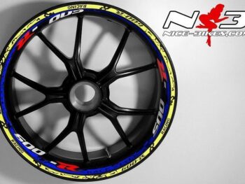 RACE Style Suzuki GSXR 600 blaumetallic neongelb