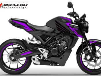 Foliendesign CB125R Manga Violett