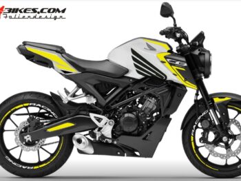 Foliendesign CB125R Hornet Yellow