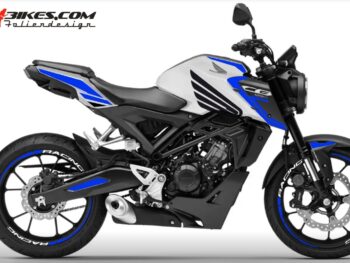 Foliendesign CB125R Racing Blue