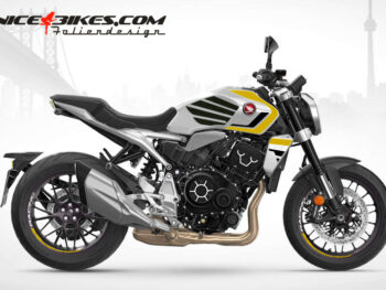 Foliendesign Honda CB1000R 2023-G Hornet Yellow