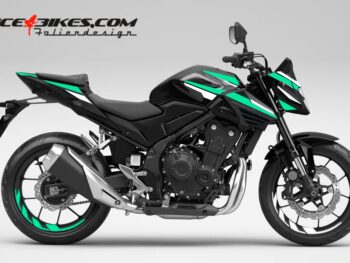 Honda CB500 Hornet Miami Blue