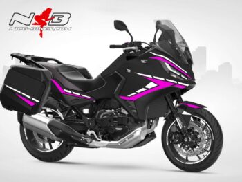 Motorrad Foliendesigns und Dekore - Shop - H.NT11.23.077 Pretty Pink Foliendesign Honda NT1100 2023 Pretty Pink