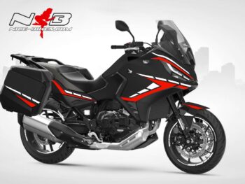 Motorrad Foliendesigns und Dekore - Shop - H.NT11.23.306 Racing Red Foliendesign Honda NT1100 2023 Racing Red