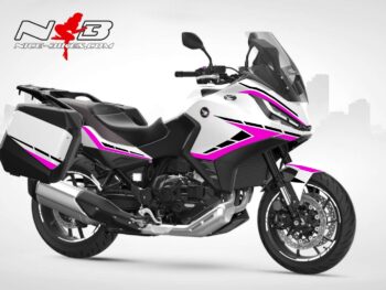 Motorrad Foliendesigns und Dekore - Shop - H.NT11.23W.077 Pretty Pink Foliendesign Honda NT1100 2023-W Pretty Pink