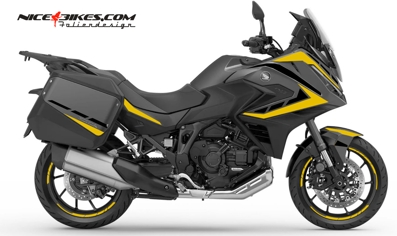 Motorrad Foliendesigns und Dekore - Honda NT1100 Hornet Yellow - H.NT11.26.021 Hornet Yellow Honda NT1100 Hornet Yellow