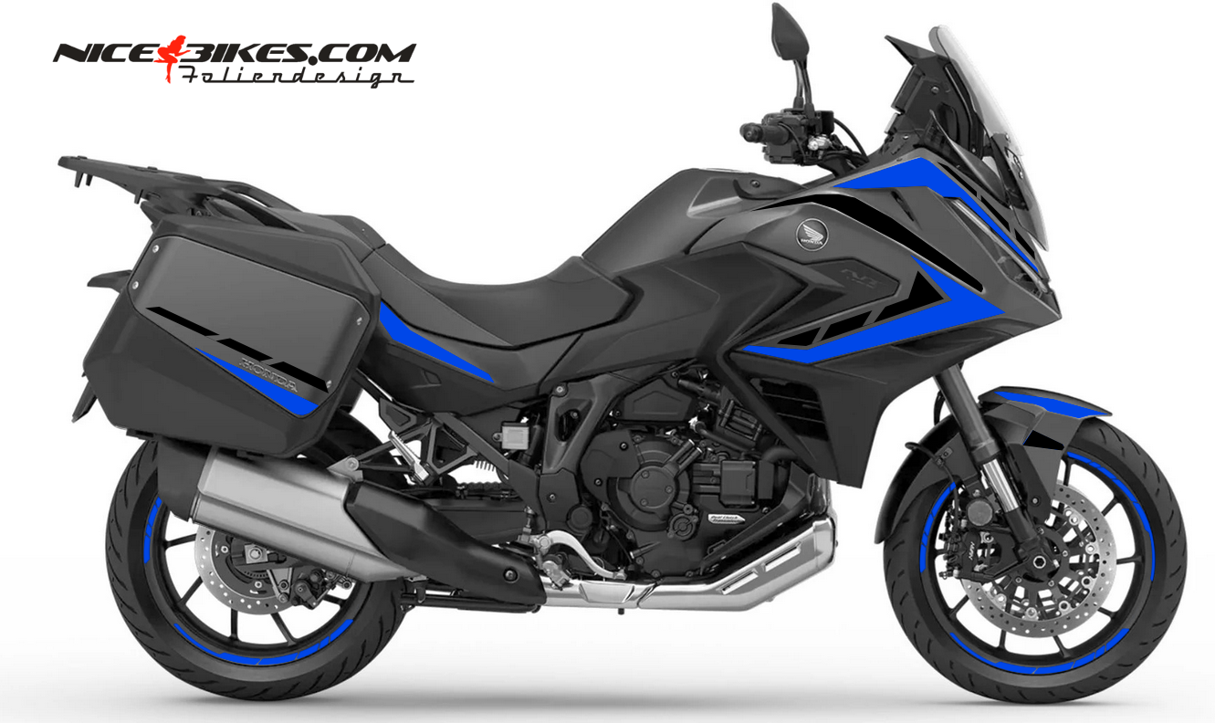 Motorrad Foliendesigns und Dekore - Honda NT1100 Racing Blue - H.NT11.26.057 Racing Blue Honda NT1100 Racing Blue