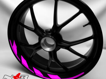 Motorrad Foliendesigns und Dekore - Shop - Hera 077 Pretty Pink Hera Felgendekor Pretty Pink