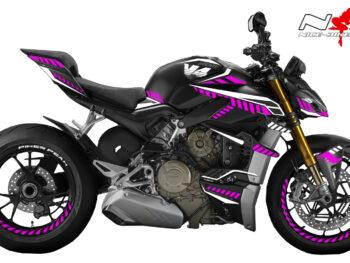 Foliendesign DUCATI Streetfighter ab 2021 Inferno Edition Pretty Pink