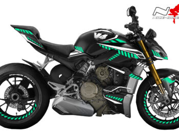 Foliendesign DUCATI Streetfighter ab 2021 Inferno Edition Racing Mint Blue