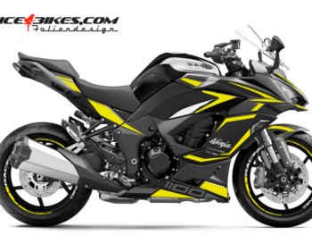 Foliendesign Ninja 1100SX 2025 Hornet Yellow
