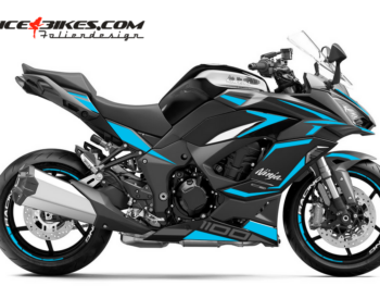 Foliendesign Ninja 1100SX 2025 Light Blue