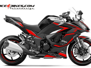 Foliendesign Ninja 1100SX 2025 Racing Red