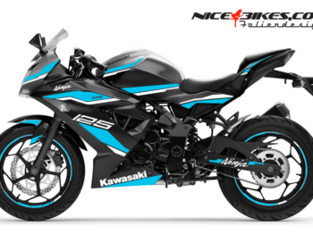 Kawasaki Ninja 125 2025 Light Blue