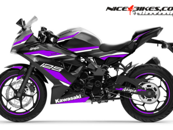 Kawasaki Ninja 125 2025 Manga Violett