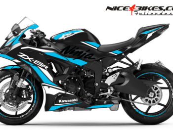 Kawasaki ZX6R Light Blue