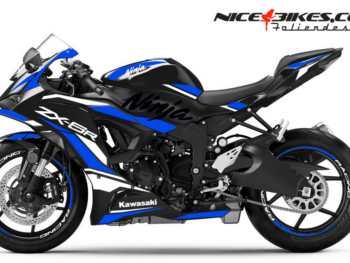 Kawasaki ZX6R Racing Blue