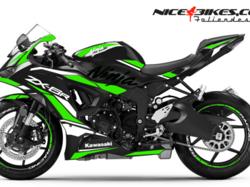 Kawasaki ZX6R Limegreen