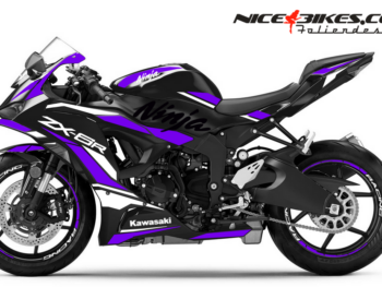 Ninja ZX-6R Foliendesign 2025-26 Manga Violett