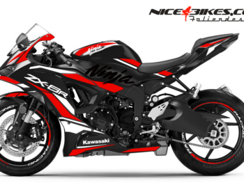 Kawasaki ZX6R Racing Red